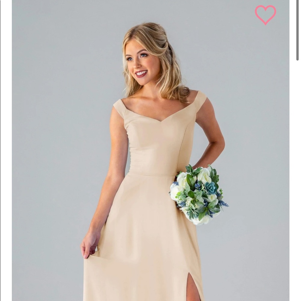Kennedy Blue Haley Champagne Bridesmaid Dress